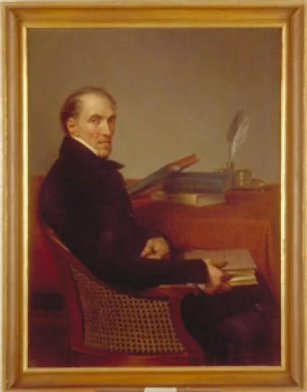 Ritratto del bibliotecario Agostino Salvioni - Palazzo Frizzoni, Bergamo